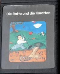 Die Ratte und die Karotten Atari 2600 US box art